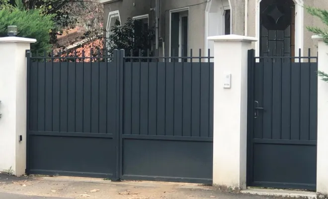 Portail et portillon en ALU