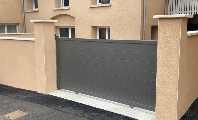 portail coulissant à Belleville en Beaujolais